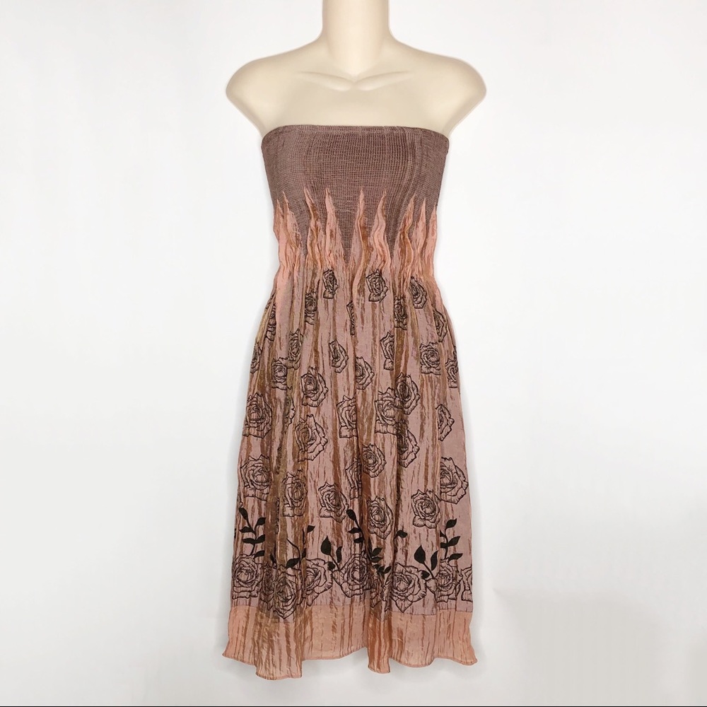 Lapis | Strapless Convertible Dress / Skirt